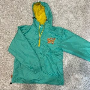 Dutch Bros coffee blue windbreaker